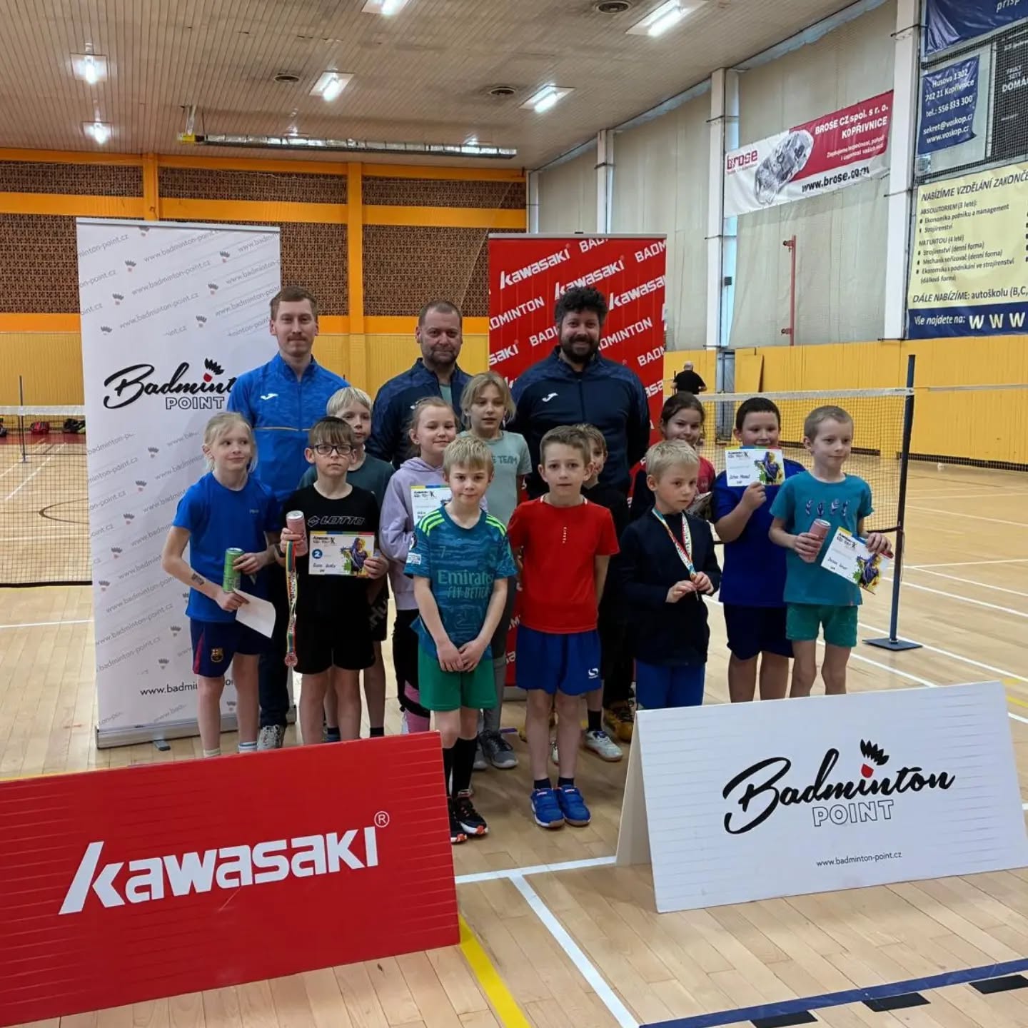 Dětská badmintonová sportovní akce